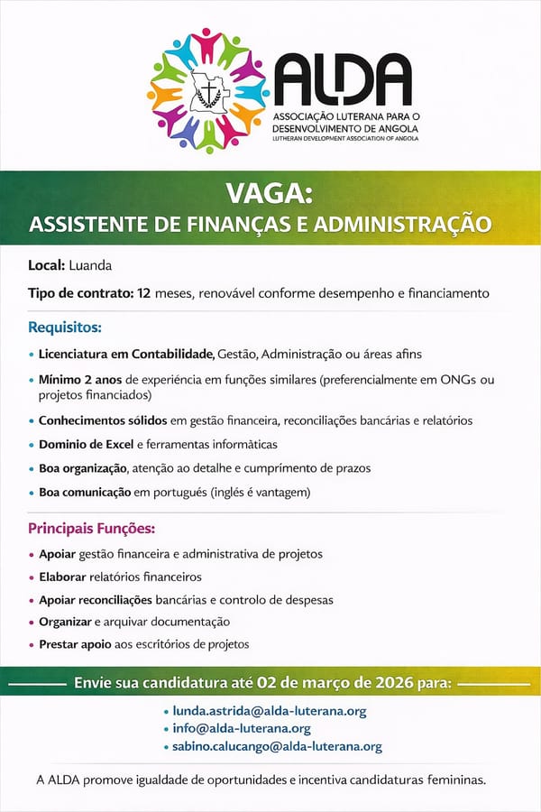 ALDA – Concurso Público: